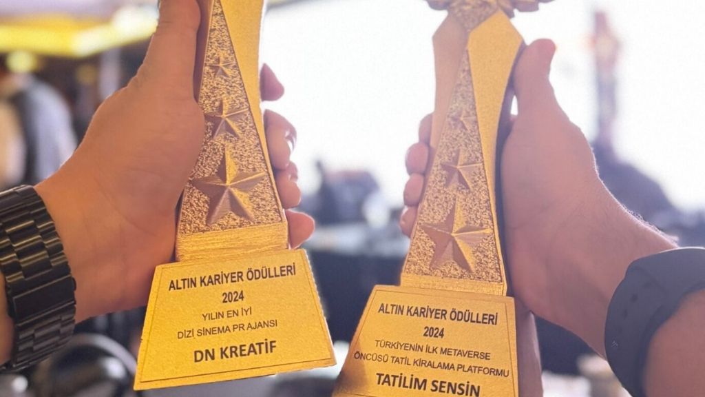 2024 Altın Kariyer Ödülleri’nde Yılın En İyi Sinema Pr Ajansı Ödülünü Dn Kreatif Kazandı